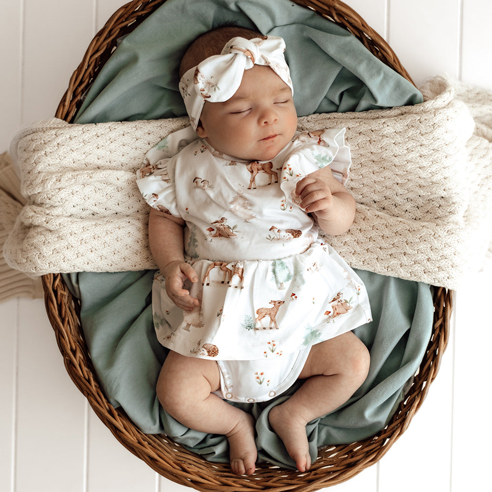 Woodland Tales Short Sleeve Organic Dress - View 3