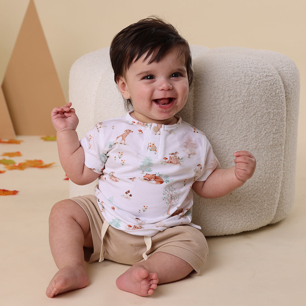 Woodland Tales Organic Short Sleeve Top - View 3