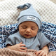 Zen Ribbed Organic Knotted Beanie - Thumbnail 1